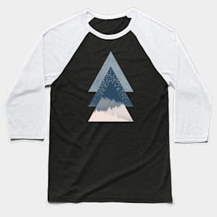 Geometric abstract night landscape art Baseball T-Shirt